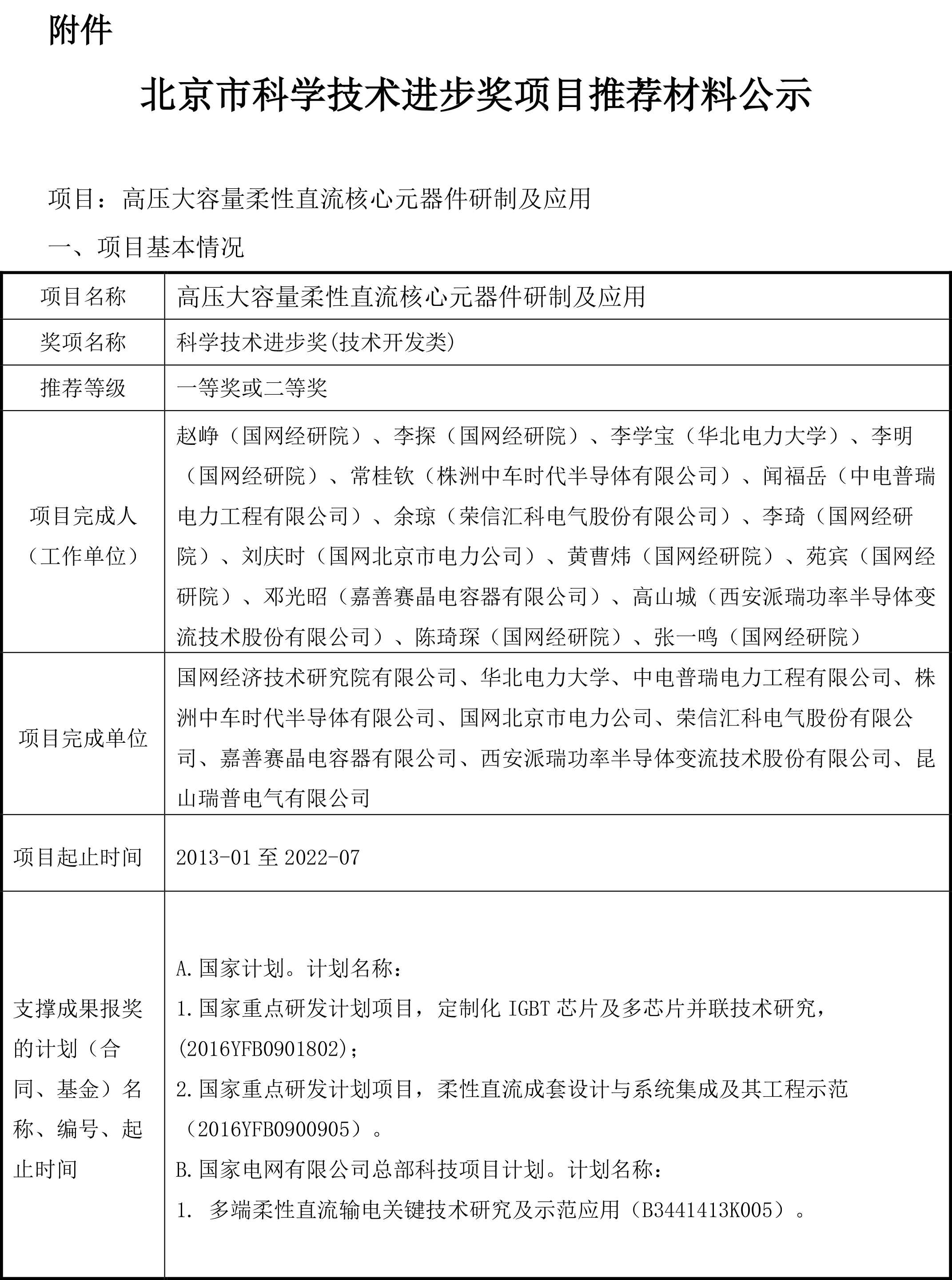 嘉善赛晶电容器无限公司保举北京市迷信手艺奖候选名目的公示