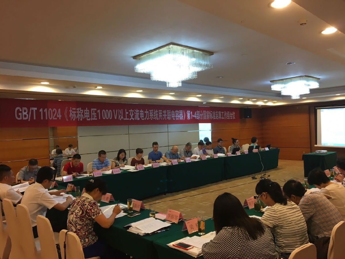 赛晶包办电力电容器GB/T 11024国度规范草拟任务组集会